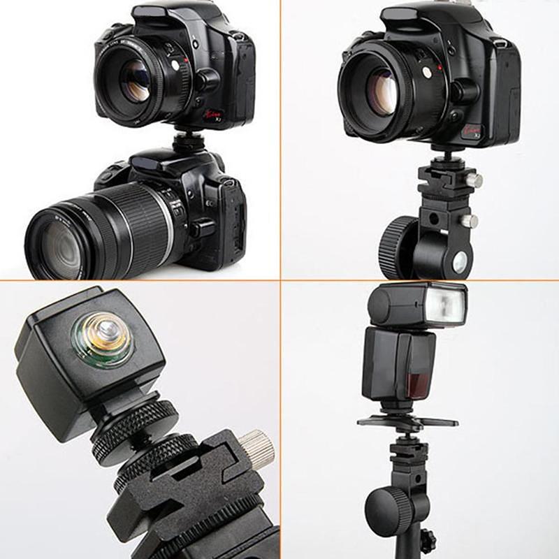 1/4 Double Conversion Screw Flash Metal Shoe Mounts Camera Flash Adapter Upgrade Photography 2-In-1 General Components Tools