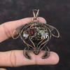 Dragon Bloodstone Pendant Copper Wire Wrapped Pendant Tortoise Gemstone Jewelry Handmade Brand New Pendant Copper Wire Jewelry Gift For Her