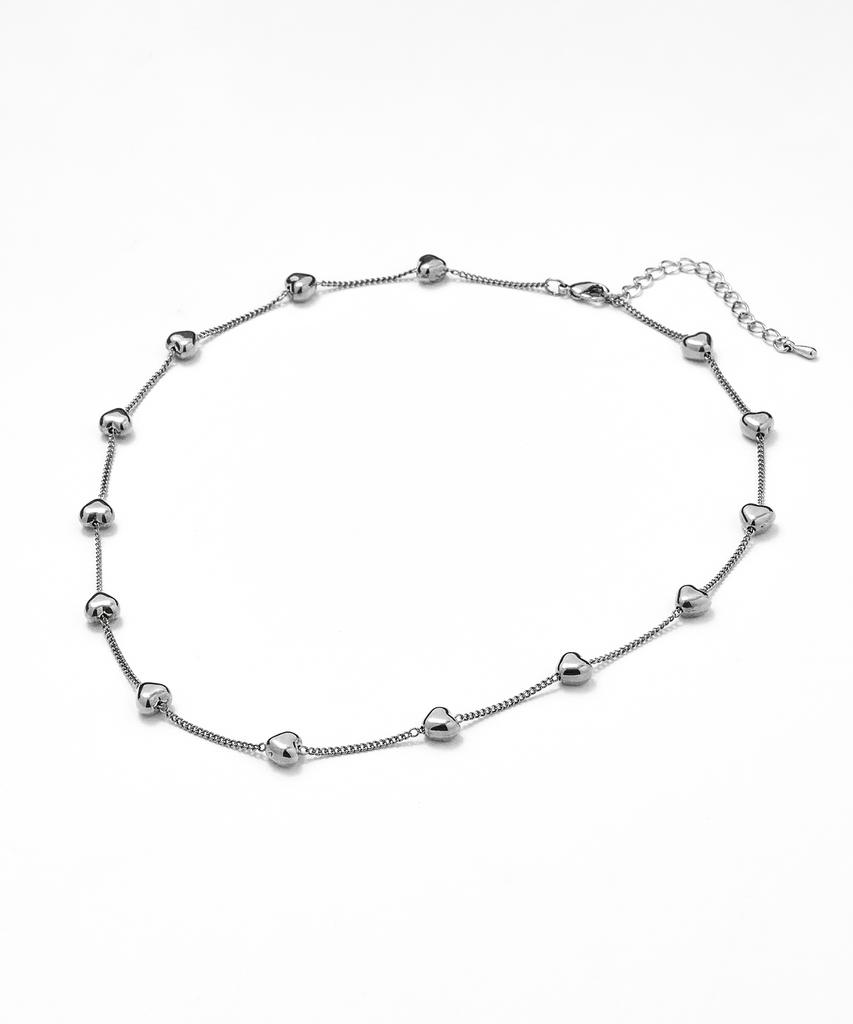 Серебряная цепочка-колье Ccorie Heart Bridge