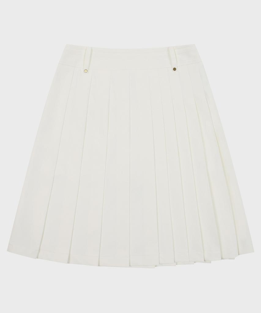 Helvesko Turquoise Half-Length Skirt (Ivory)