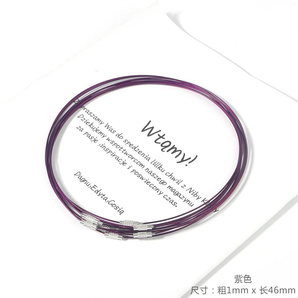 10pcs/pack Wire Collar Handmade DIY Necklace Lanyard Bracelet Ring Accessories