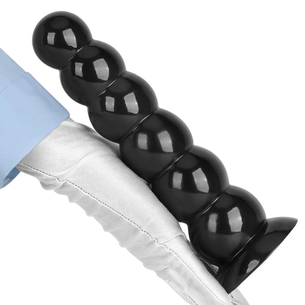 Черный ПВХ дилдо с присоской Анальная пробка Мастурбатор Секс-игрушка Ремешок на пенис Большой член Фистинг