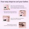 USB Rechargable Electric Eyelashes with LED Power Display Screen Silicone Pad Changes Color with Temperature Rise Quickly Heats Up for 30 Seconds