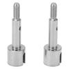 1 Pair Rear Axle Cup Stainless Steel RC Spare Parts for WLtoys 144001 144002 124018 124019 124017
