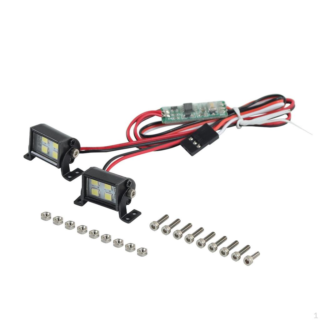 LED Roof Lamp for Axial D90 110 RC crawler Climbing Car Truck Vehicle Replacement Accessories