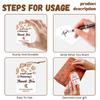 1set 80pcs 4 styles Printed Paper Thank You Gift Tags Rectangle  7.7x5.1cm Hole: 5mm 20pcs/style