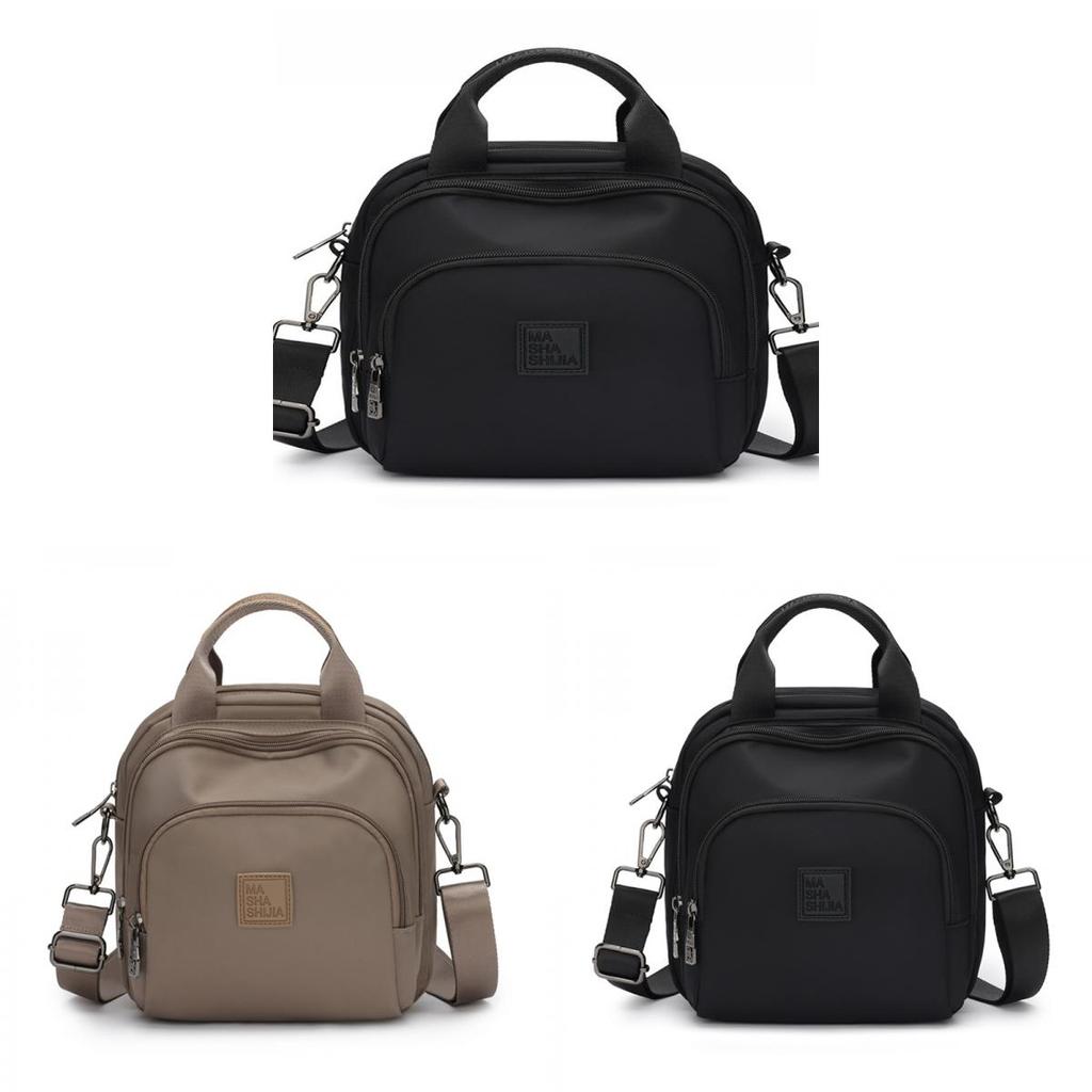 Nylon Casual Crossbody Bag For Men And Women With Design For School Use