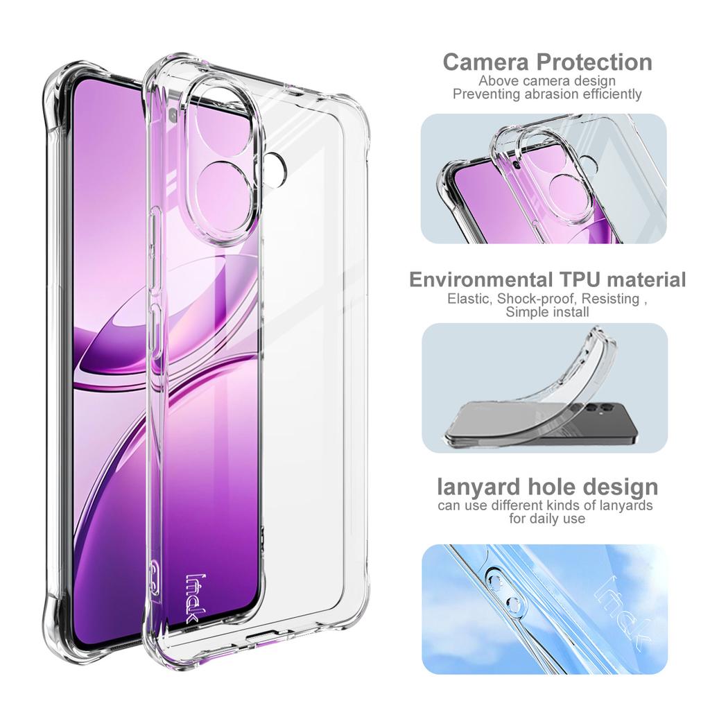 Для Vivo V60 Lite 5G Глобальный Чехол для телефона IMAK Ударопрочный Мягкий чехол