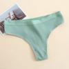Women Panties Cotton Low-Rise Seamless Elastic Good Breathability Underpants Solid Color Moisture-wicking Briefs