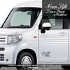 [KAIMIRU STORE] N-VAN Honda N Van Script Mini Car Light Van Emblem Cut Letter Sticker (k-517 N-van Black)