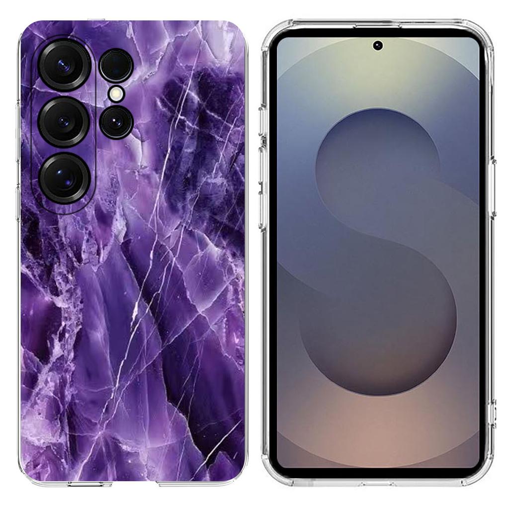 For Samsung Galaxy S24 Ultra Case Marble Pattern Printing Soft TPU Phone Cover