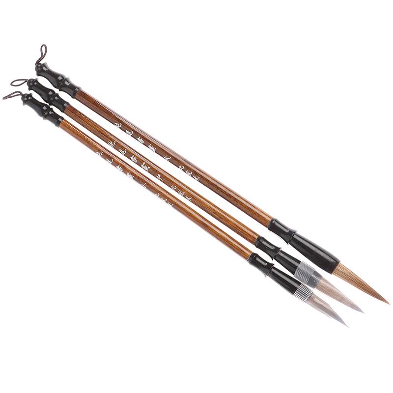 3 шт./лот превосходного качества китайская каллиграфия кисти ручка для письма кистью