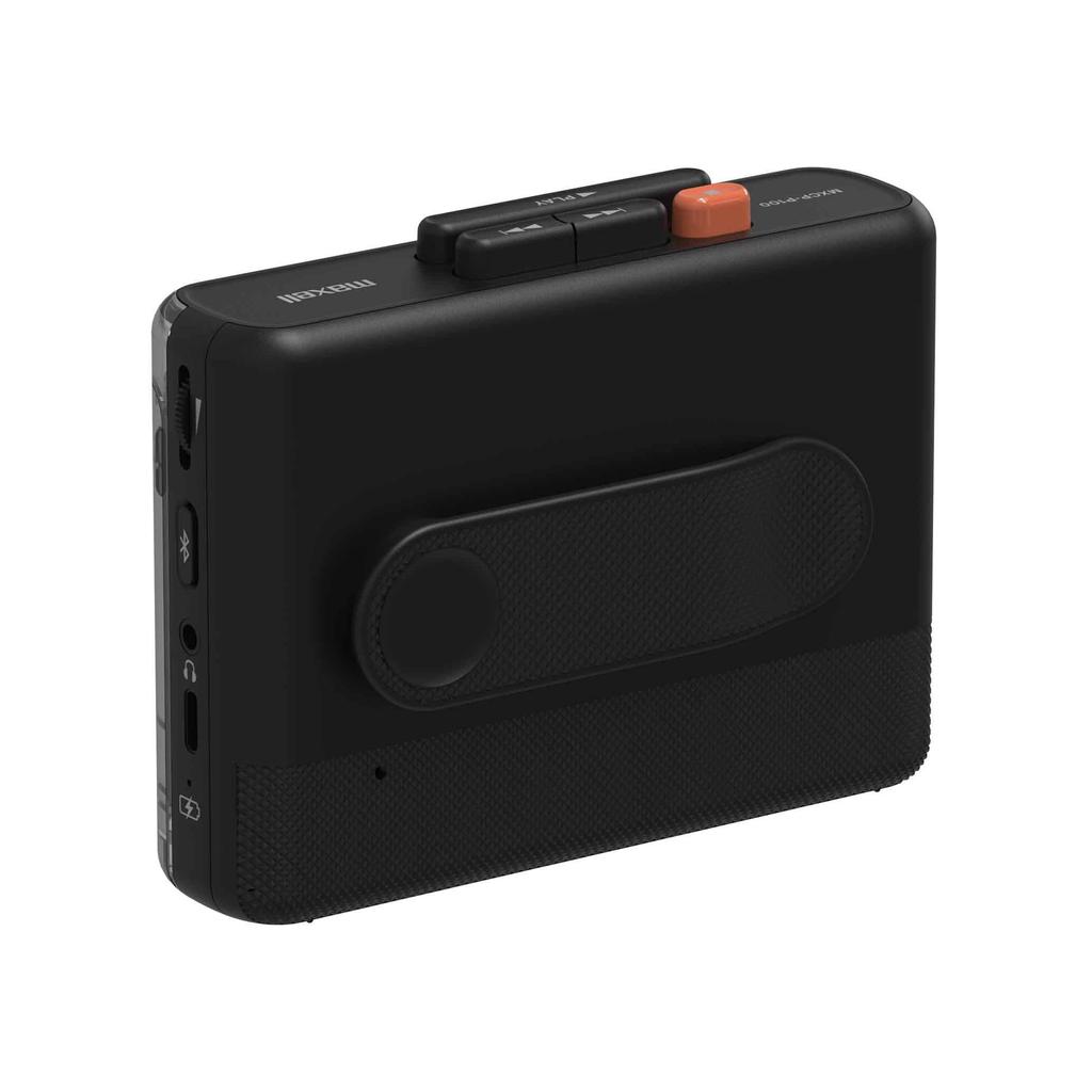 Портативный кассетный Bluetooth-плеер maxell, перезаряжаемый, черный, MXCP-P100-BK