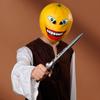 Fruit Creative Mask Orange Headgear - Suitable For Cosplay, Carnival, Make-up Performance Props, Etc. Latex Material