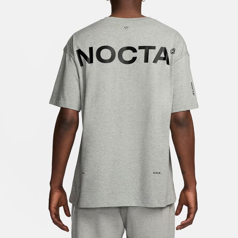Nike Футболка NOCTA Graphic Tee серая мужская FN7663-063
