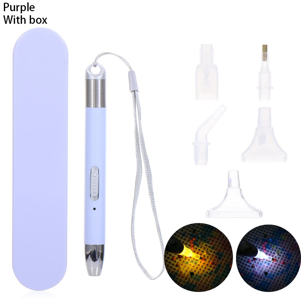 2 Light Modes Lighting Point Drill Pens Diamond Painting Pen Lighting Drill Pen LED Drill Pen