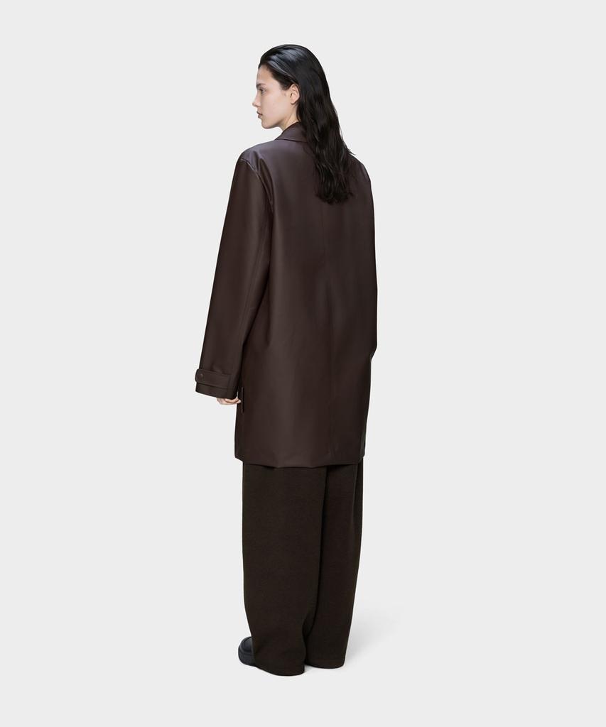 RAINS Nara Long Jacket - Bark