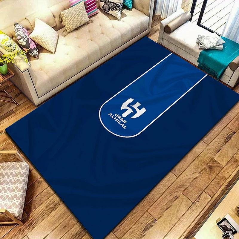 Al-Hilal Saudi FC Carpet Rug for Living Room Bedroom Home Sofa Decoration,Kids play Non-slip Floor Mat