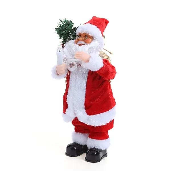 Dur Рождественские украшения для дома Танцы Пение Санта-Клаус Электрические рождественские игрушки Рождественский орнамент Декор для вечеринки