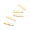 5Pcs Slotted Top Guitar String Nut Replacement for 4 Strings Musical Instrument