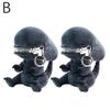 (2pcs) Плюшевая игрушка Ксеноморф с молнией на рту, мультяшные плюшевые куклы, мягкие набивные плюшевые игрушки