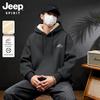 JEEP SPIRIT Мужская зимняя толстовка с капюшоном на подкладке из шерпы