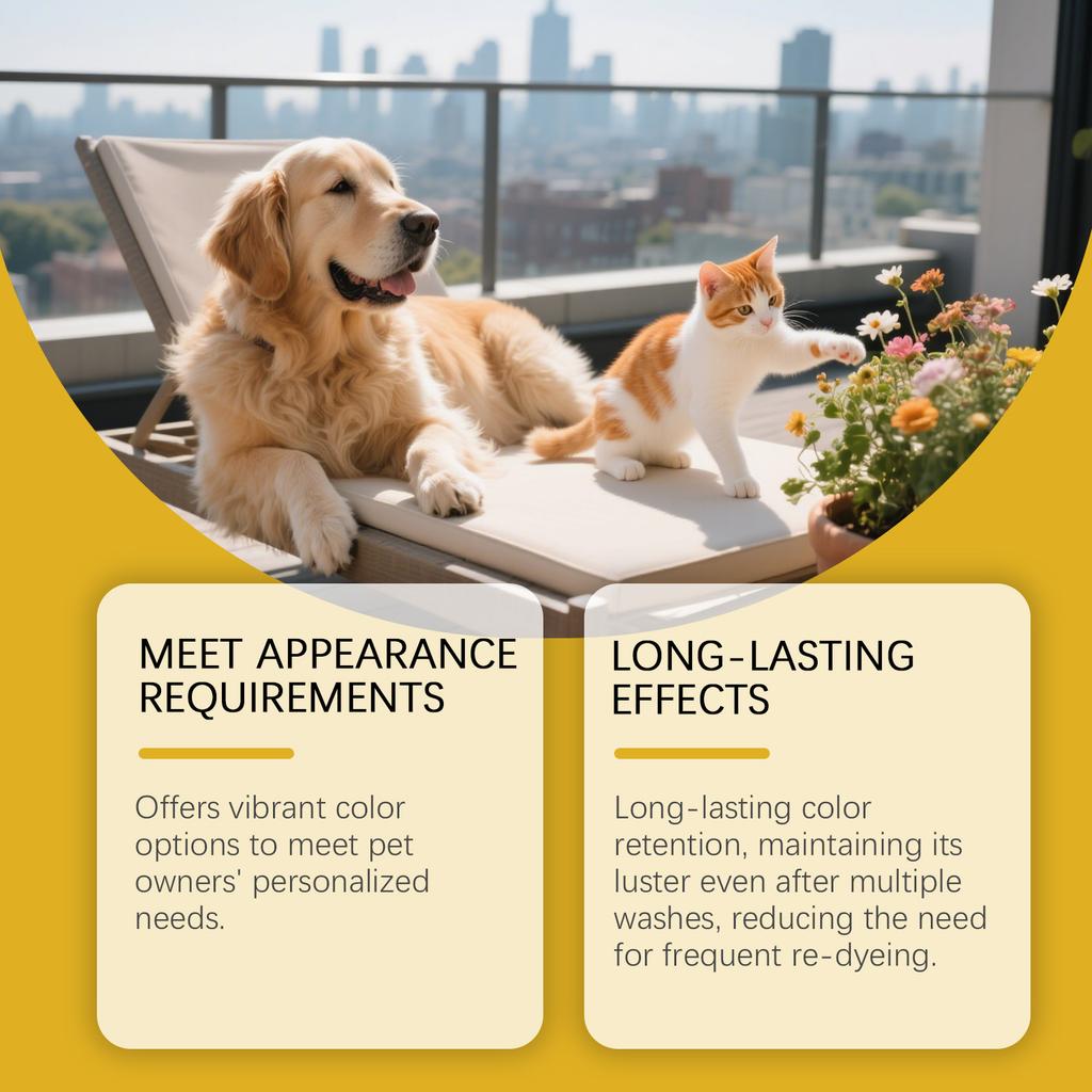 Pet Hair, Temporary Pet Hair, Gentle, Non-irritating And Easy To Color For Fashionable Dogs