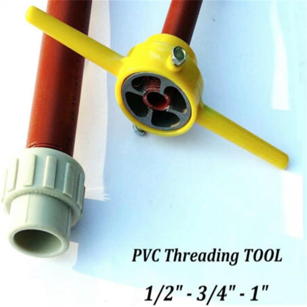 6 шт. Набор для нарезания резьбы на трубах, набор метчиков и плашек с ключом 1/2", 3/4" и 1" плашки, инструмент для нарезания круглой резьбы на трубах для дома, друзей, родственников