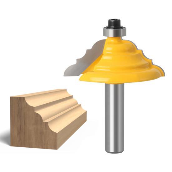 Литая фреза, износостойкая, высокая точность, термостойкая, хвостовик 8 мм, фреза для кромки двери шкафа, деревообработка