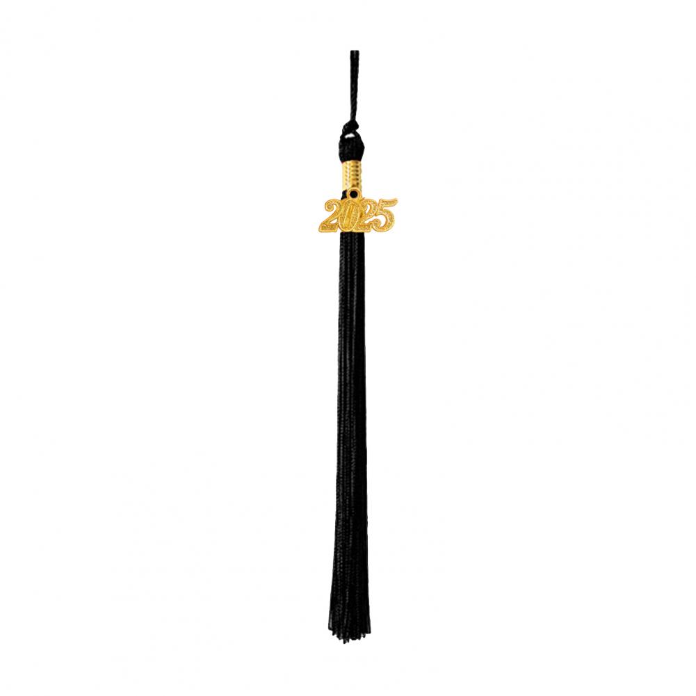 40cm Tassel Graduation Hat Tassel with 2026 Charm Solid Color Cap Hornor Tassel for Master Bachelor School Graduation Party