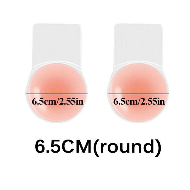 Women Breast Petals Invisible Bra Silicone Nipple Covers Push Up Invisible Bra Top Reusable Adhesive Tape Bra