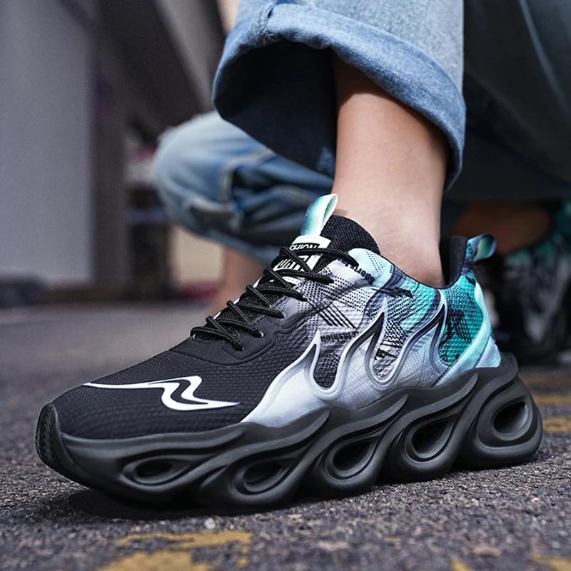 Мужская обувь Кроссовки Мужские теннисные туфли Роскошные мужские повседневные кроссовки для бега Дышащие модные мокасины Кроссовки для мужчин