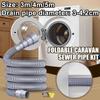 Караван Сливная труба 300/400/500см Складная Гибкая Сливная труба Сверхпрочный Гибкий Герметичный Шланг для автодома Детали канализационного выпуска