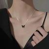 Women's Temperature-Sensitive Color-Changing Butterfly Necklace: Elegant, Versatile, Luxury Clavicle Chain Pendant