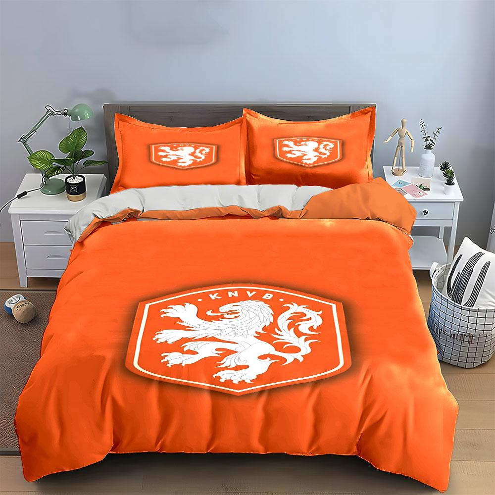 White lion emblem pattern. Bedding sets Duvet cover sets Duvet covers Pillowcases(1 * Duvet Cover 2 * Pillowcases, without duvet insert)
