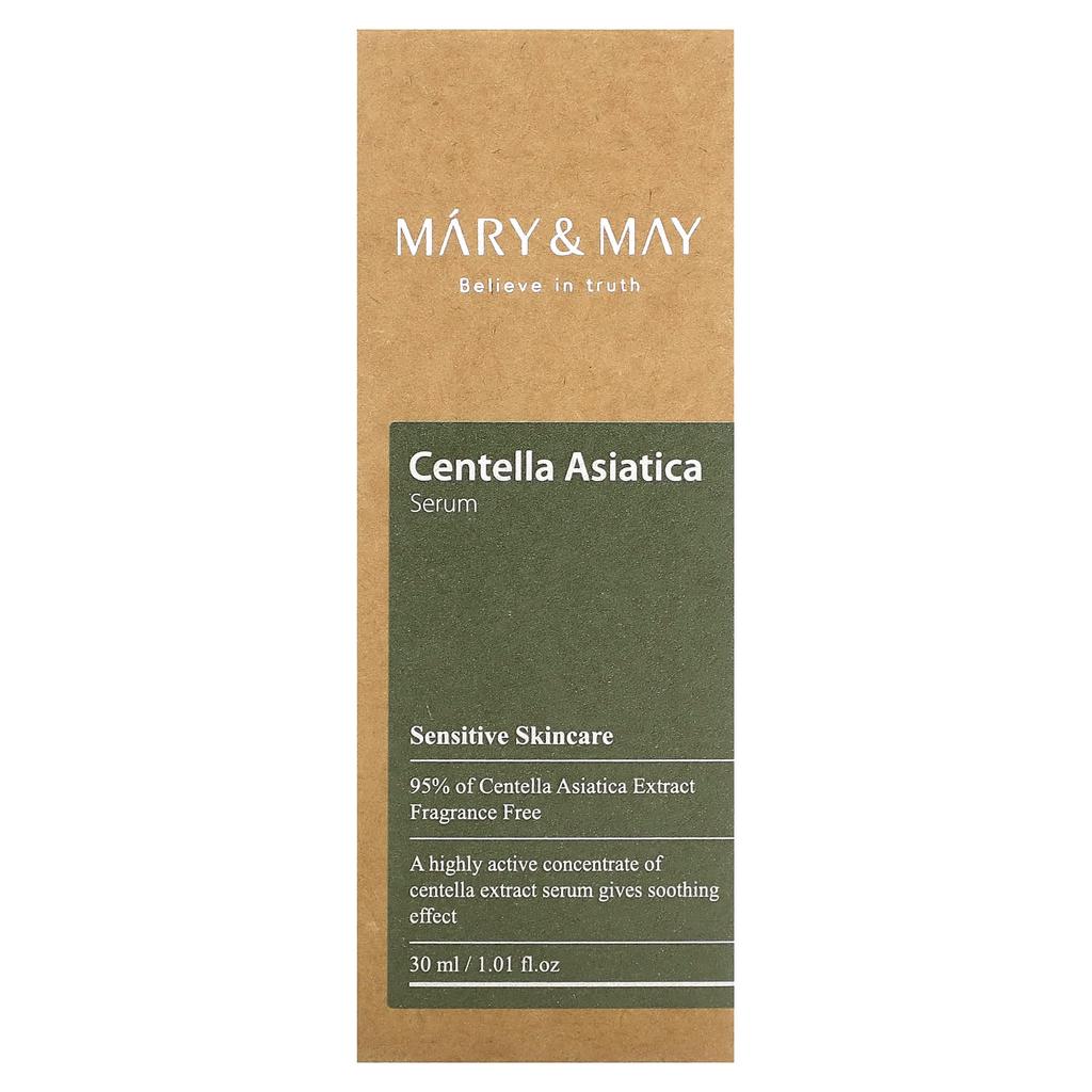 Mary & May Centella Asiatica Serum, Fragrance Free, 30 Ml (1.01 Fl Oz)