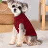 Дизайн с лацканами, удобный теплый зимний свитер для собак, кошек, жилет, модная одежда для домашних животных