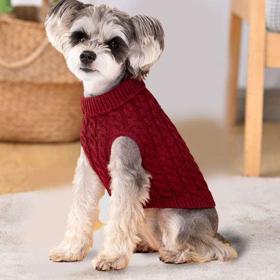 Дизайн с лацканами, удобный теплый зимний свитер для собак, кошек, жилет, модная одежда для домашних животных