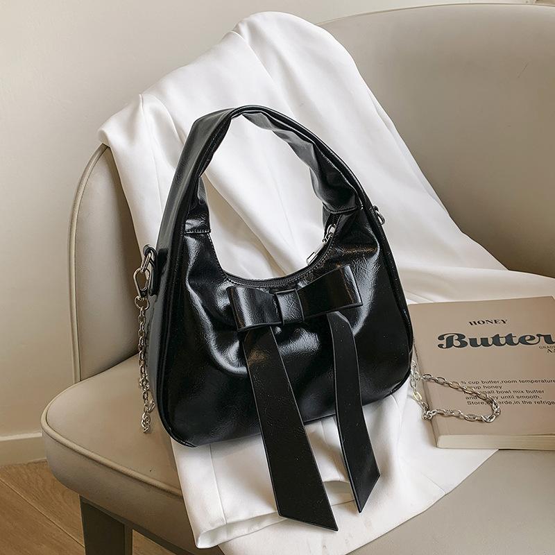 2025 нишевая трендовая сумка-бант в корейском стиле, женская сумка под мышкой в иностранном стиле, сумка через плечо