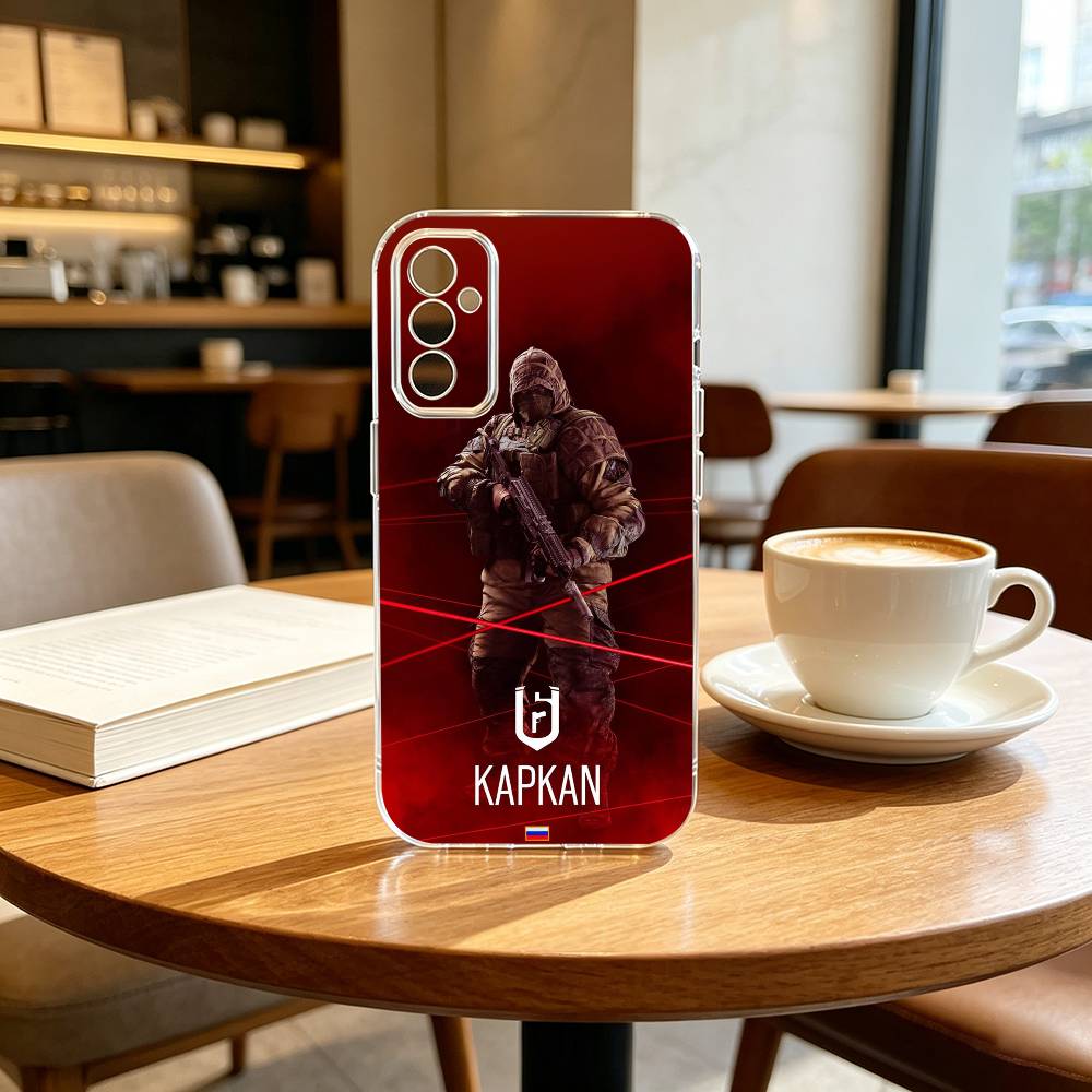 For Z-Rainbow S-Six S-Siege Phone Case For SamsungA10,12,20,21S,30,31,40,50,51,52,70,71 Transparent Cover