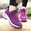 2024 Spring New Fly-woven Thick-soled Lightweight Versatile Lace-up Dance Shoes Casual Shoes Women's Shoes Four-season Rocking Shoes