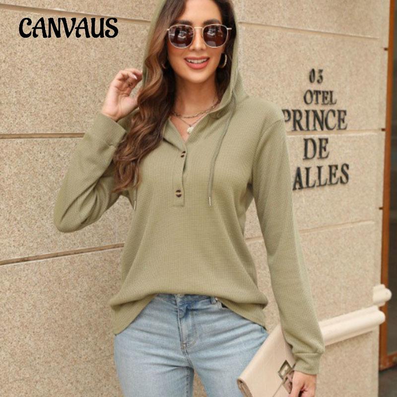 Весенне-осенняя женская толстовка с капюшоном, топ с длинными рукавами и вафельным галстуком