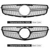 Diamond Grille for Mercedes Benz W204 Silver Black Grill for Benz C CLASS 2008-2014