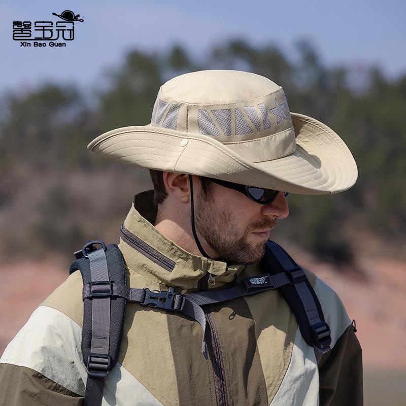 9239 новая весенне-летняя панама уличная с большими полями шляпа от солнца мужская для альпинизма рыбалки женская