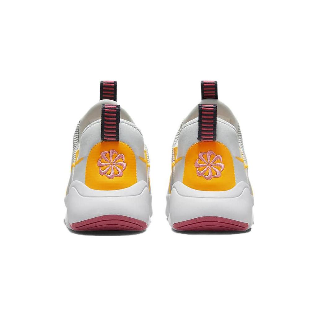 Nike Flex Plus 2 Противоскользящая Амортизация Устойчивая к истиранию Дышащая Низкие Детские Беговые Кроссовки Серый Оранжевый DV9000-004