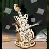 AIJUYE 3D Music Wooden Wooden Handmade Wooden 3D Educational Killing Assembly Craft For Elementary School Upper Cello Holiday Gift Puzzle, Box,