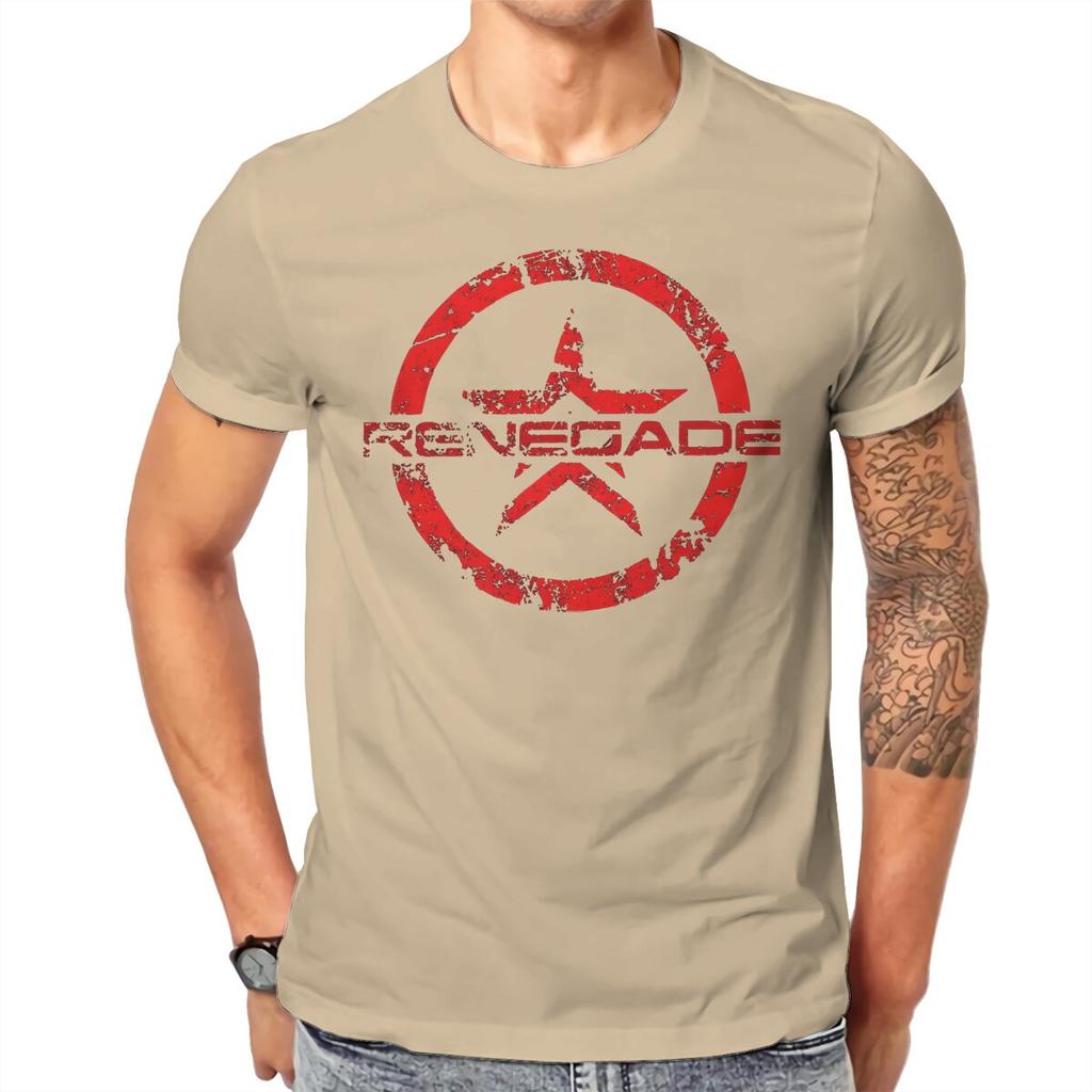 Mass Effect ME Renegade T Shirt Unisex Tees Summer Clothing Cotton Crewneck TShirt