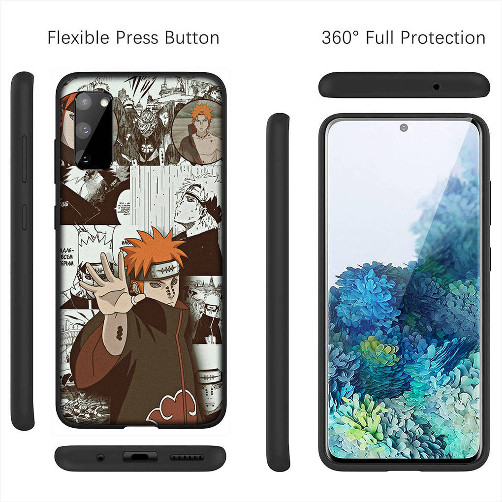 Cover for iPhone 16 15 Xiaomi Redmi Note 14 13 12 11 Pro Max X 8 9 16e Samsung Galaxy S25 S24 S23 Moto E15 OPPO Huawei Pain Akatsuki Naruto Phone Case