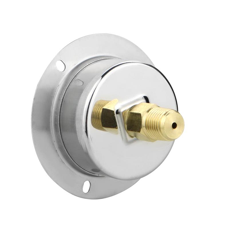 MAIRUIKESI 63mm(2-1/2") Dry Pressure Gauge -1-0-600bar High qaulity Back Connection With Flange manometer for Water gas oil