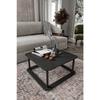 Hole Masivo Coffee Table 70x70 Square Black